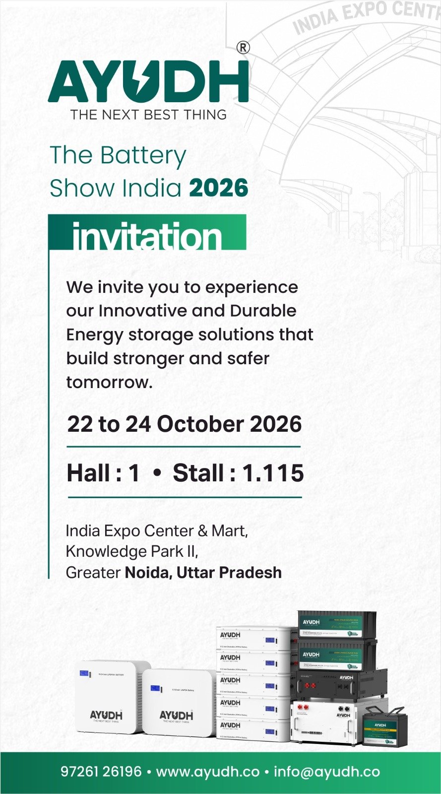 Ayudh Expo Invitation